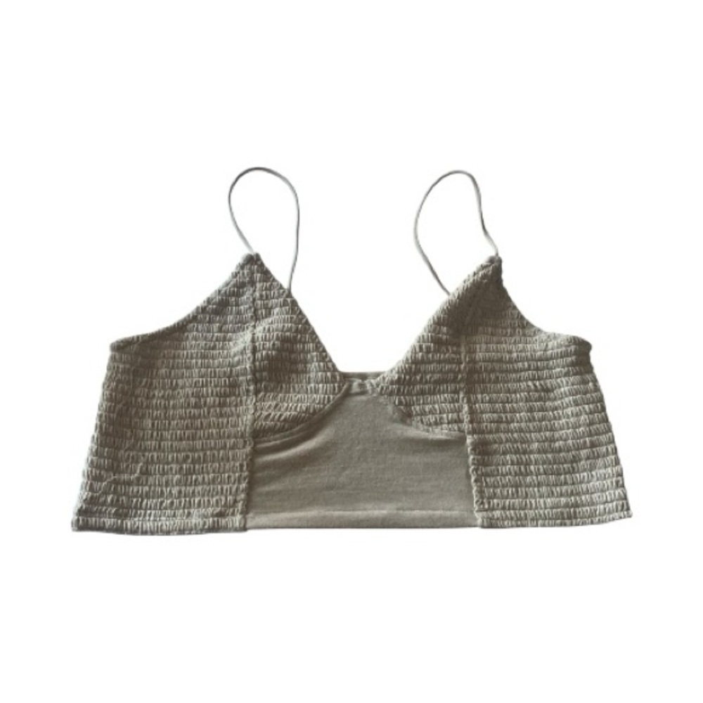 NWOT-ZENANA-TAN COLOR BRA TOP-SIZE 2X
